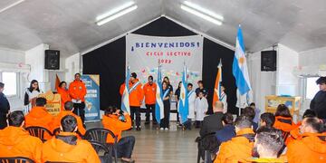 La Escuela Provincial N° 38 “Presidente Raúl Ricardo Alfonsín” de la Base Antártica Conjunta Esperanza dio inicio al Ciclo Lectivo 2022.