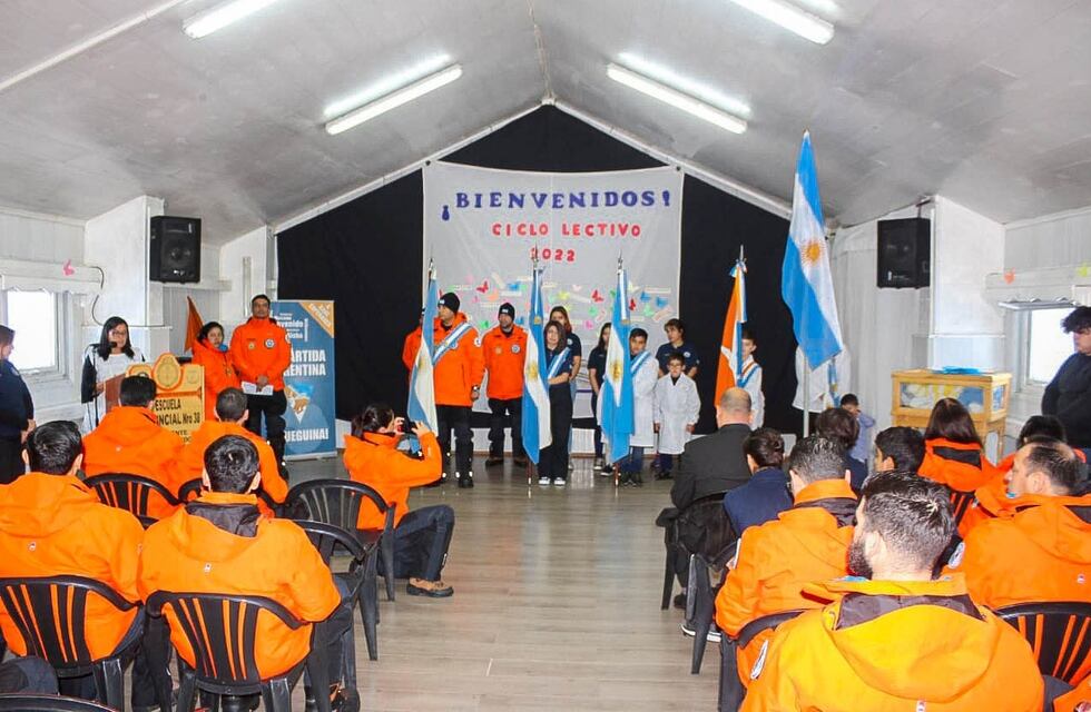 Base Antártica: La Escuela N° 38 inició su ciclo lectivo