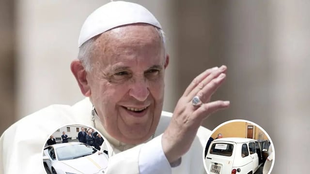 Desde un Renault 4 al Lamborghini: los autos que usó el Papa Francisco