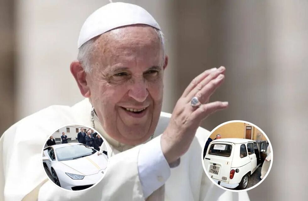 Desde un Renault 4 al Lamborghini: los autos que usó el Papa Francisco