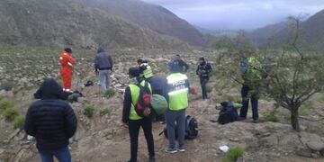 Búsqueda contrarreloj de un anciano perdido en los cerros de Cachi\u002E (Policía de Salta)