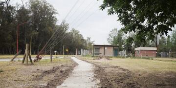 Paseo Peatonal sobre la Calle Bernardo Erb en Arroyito