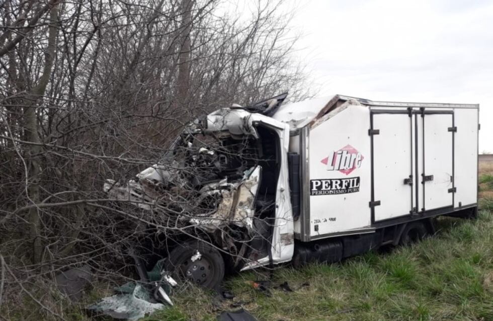 Falleció el camionero azuleño que chocó en Sierras Bayas