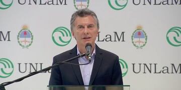 Macri en la Universidad de La Matanza\u002E