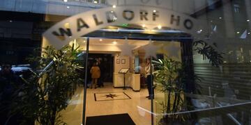 LA JUSTICIA ALLANÓ HOY LAS INSTALACIONES DEL HOTEL WALDORF, EN ESTA CAPITAL, EN EL MARCO DE UNA CAUSA CONTRA LA EX PRESIDENTA CRISTINA FERNÁNDEZ POR LAVADO DE DINERO\u002E (DyN)