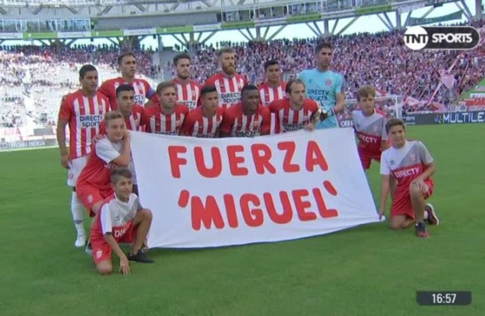 Estudiantes no se olvidó de Russo y dejó su mensaje de apoyo antes de jugar con Newell's