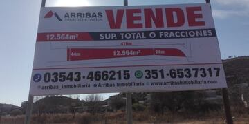 La Calera: polémica venta de un lote