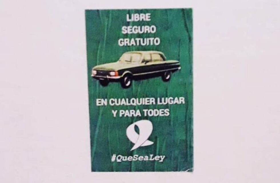 Aparecieron mensajes intimidatorios contra adherentes al aborto legal