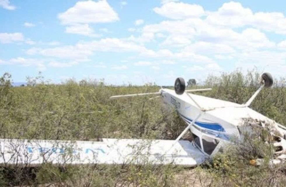 Impactante accidente de una avioneta en San Rafael