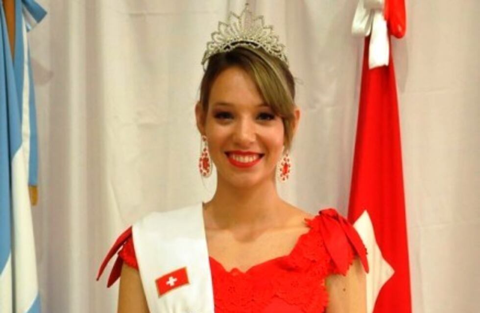 Yaqueline Elaine Weber, reina de la Colectividad Suiza de Oberá