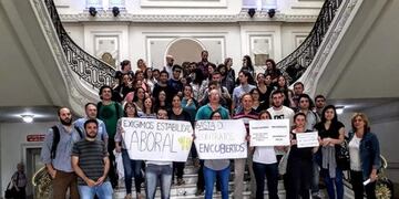 Empleados contratados están en pie de guerra con la Provincia