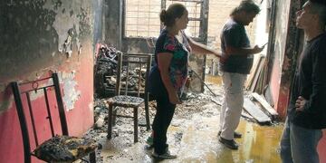 El incidente ocurrió cerca de la vivienda donde murió una nena con retraso mental, Astrid Galaz, también por un incendio\u002E