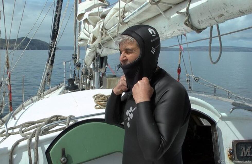 La hazaña de Agustín Barletti: Cruzó a nado las Malvinas