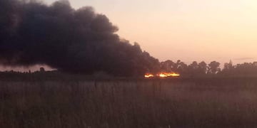 Se incendió un basural a cielo abierto en Chavez y Ruta 51