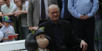 Quino, creador de Mafalda (Archivo Clarín)