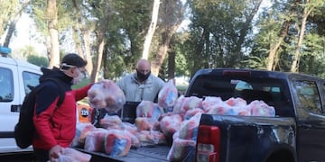 Continúa la entrega de módulos alimentarios en Carlos Paz
