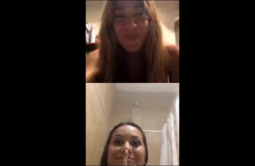 Jimena Barón hizo un vivo en Instagram y apareció Karina La Princesita bañándose