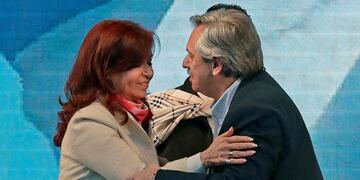 Alberto Fernández y Cristina Kirchner. (Archivo)