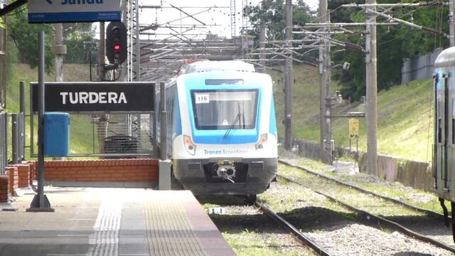 Estaciu00f3n Turdera, zona Sur del Gran Buenos Aires.