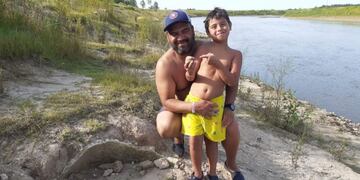 Pescaban en el Río Salado y descubrieron un Gliptodonte
