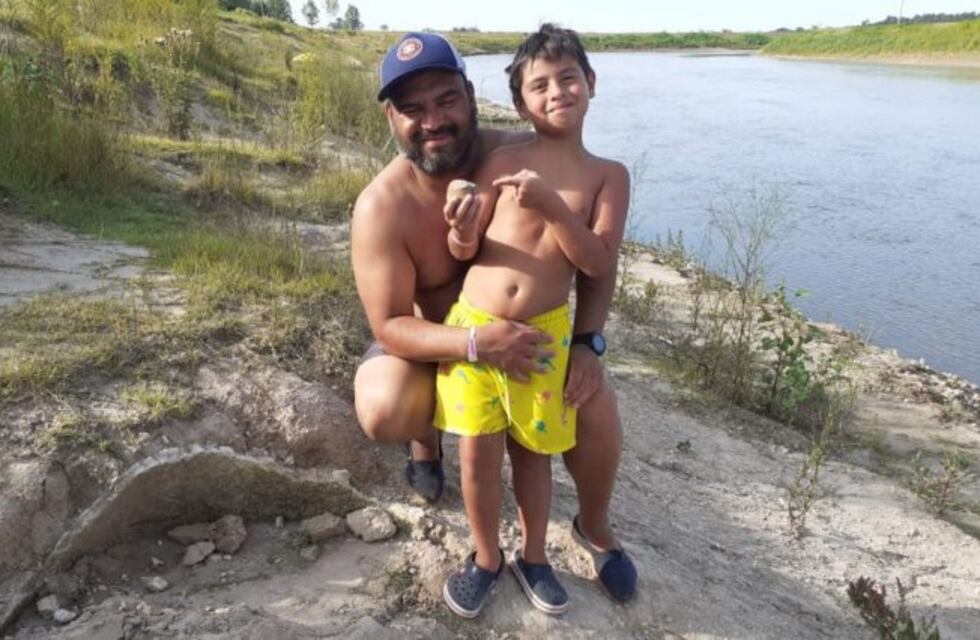 Pescaban en el Río Salado y descubrieron un Gliptodonte