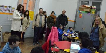 Los de Google visitaron la escuela \