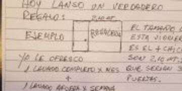 El cartel repartido por Dany