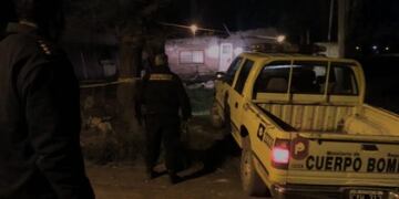 Incendio en Mazzini 1280 (foto: bomberos de De la Garma)