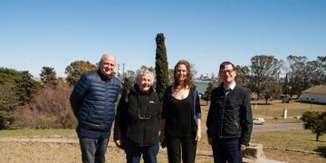 Visita de científicos ingleses a Punta Alta