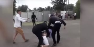 Patovicas de Funes fueron denunciados por asistentes a una fiesta en navidad\u002E (Captura de pantalla)