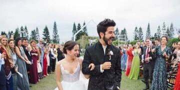 La pareja se casó en febrero tras tres años de noviazgo\u002E