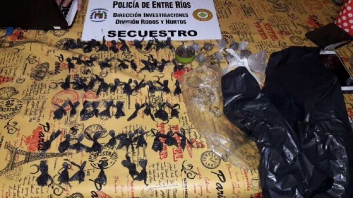 Sorpresa en el desagüe del baño: hallaron droga en una casa de Paraná