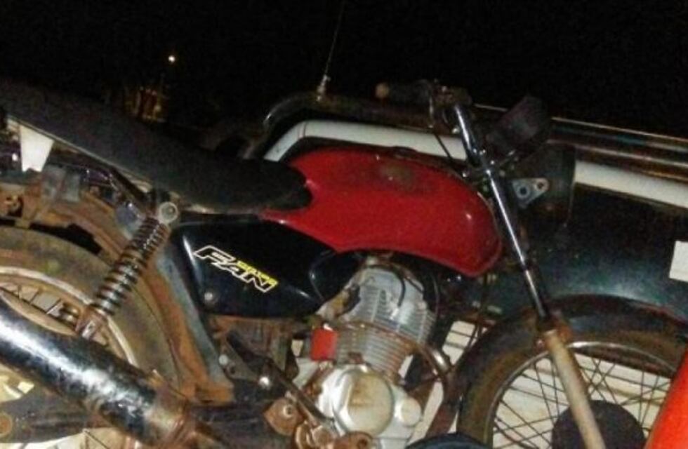 Recuperaron una moto robada y detuvieron a su conductor