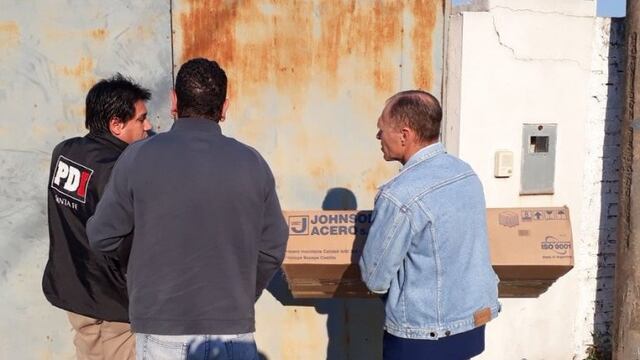 La Policía de Investigaciones (PDI) estuvo a cargo del operativo en el norte provincial\u002E (@vprandina)