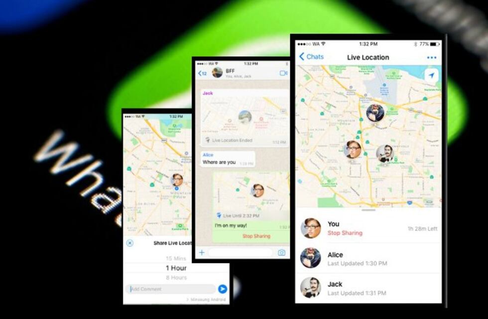 Adiós privacidad: WhatsApp ya le dice a tus contactos cuál es tu ubicación en tiempo real