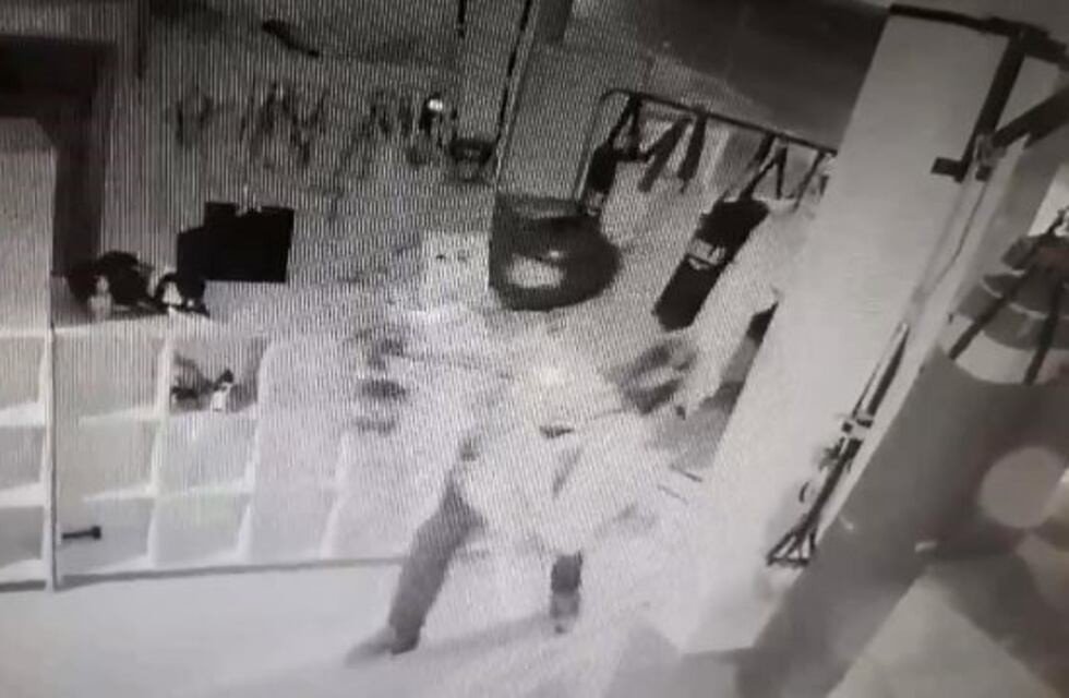 Dos delincuentes robaron un gimnasio de la capital