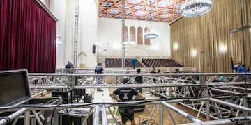 Preparativos para el debate presidencial en Santa Fe (Uno de Santa Fe)