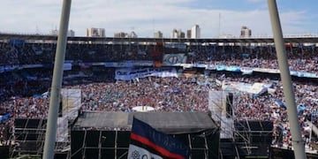 Estadio de Racing colmado\u002E Foto: Twitter\u002E