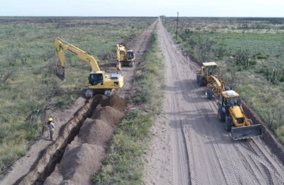 Finalizaron las obras en el primer tramo del acueducto Bowen - Canalejas
