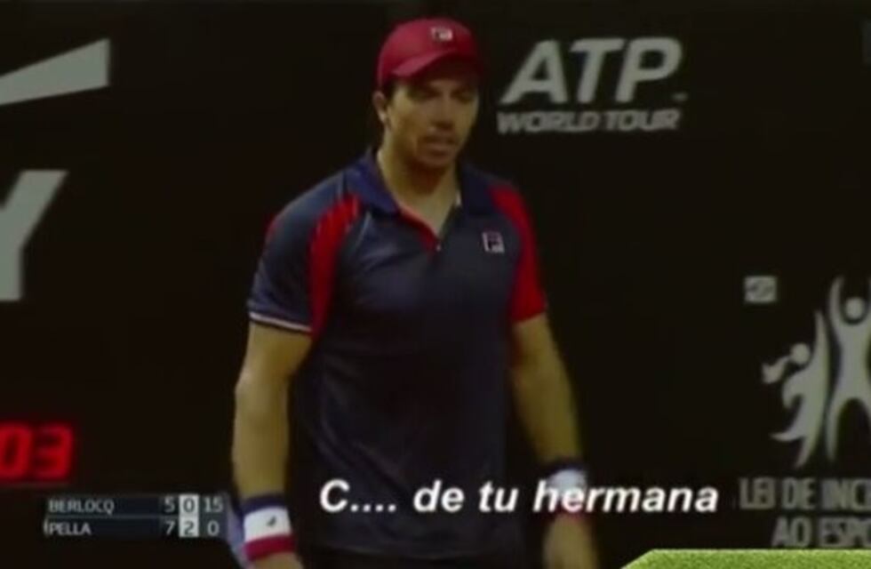 Insultos al aire y una fuerte discusión: así fue el cruce entre Berlocq y Pella en el ATP de San Pablo