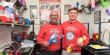 Te doy una mano, el emprendimiento solidario que llevan adelante padre e hijo (Foto: notiredes)