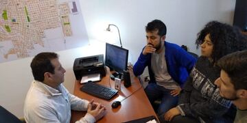 Alta Gracia\u002E Organizaciones politicas reunidas con el vice intendente