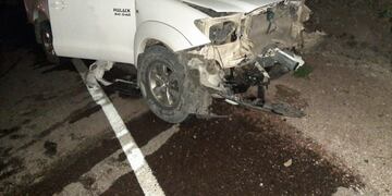 Choque frontal en la Cuesta de los Terneros