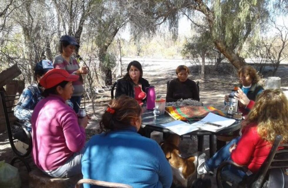Mujeres del desierto de Lavalle emprenden produciendo lanas artesanales