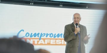 El exmandatario provincial remarcó la división interna del Frente Progresista\u002E (@antoniobonfatti)