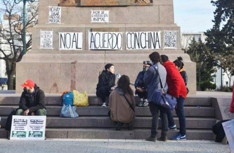 Protestaron en Santa Rosa contra el acuerdo con China para la producción porcina