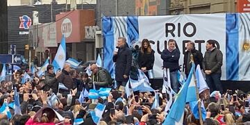 La previa de la llegada de Mauricio Macri a Río Cuarto en el marco de la marcha del Sí se Puede\u002E