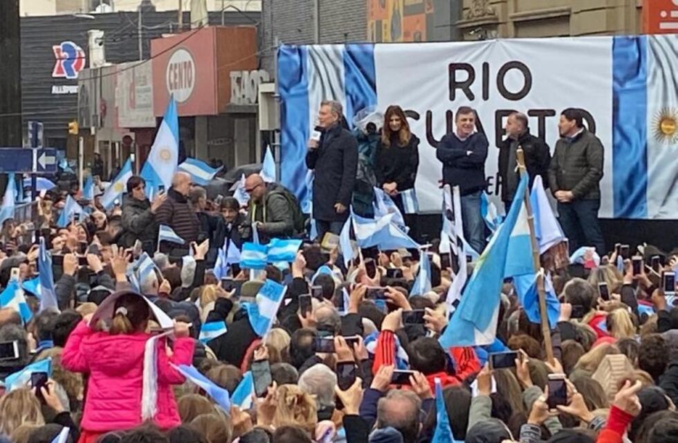 Macri en Río Cuarto: "No queremos más deditos que nos digan qué hacer"