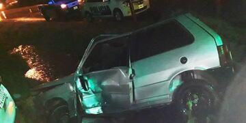Impactante choque frente a la YPF de la ruta 14\u002E Oberá\u002E