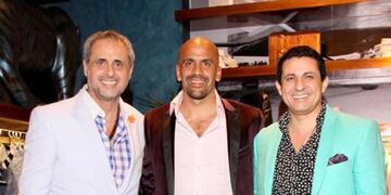 Gustavo Arce y Jorge Rial cuando eran socios en lo comercial\u002E